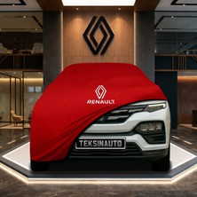 ULTRASHOP Renault Kiger Kırmızı Kumaş Oto Branda Araca Özel Penye Araba Brandası Araç Örtüsü