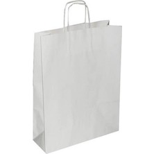 Kitabevimden Umur Karton Çanta 12X32X40 Baskısız Beyaz 90 gr 30012932--25 Li