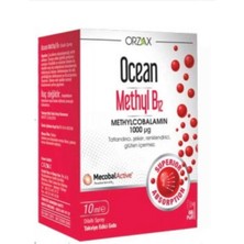 Orzax Ocean Methyl B12 Dilaltı Sprey 10 ml
