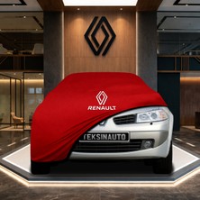 ULTRASHOP Renault Megane Sedan (1996-2003) Kırmızı Kumaş Oto Branda Araca Özel Penye Araba Brandası Araç Örtüsü