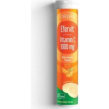 Orzax Ocean Efervit Vitamin C 1000 Mg 20 Efervesan Tablet
