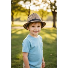 Aware Time 3-6 Yaş Çocuk Unisex Jackson Kovboy Fötr Şapka