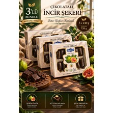 Kibarzade Çikolatalı Incir Şekeri 240 gr x 3 Adet