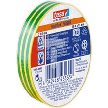 Kitabevimden Tesa Bant Elektrik Izolasyon Yeşil & Sarı Çizgili 10X15 53988-00080 ( 10 Adet )