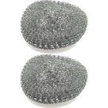 2 Adet Paslanmaz Çelik Bulaşık Teli Poşetli 60 gr Nemere