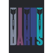 Delixa Dart Notizbuch: Dart Notizbuch A5 Liniert - Zum Planen, Organisieren Notieren