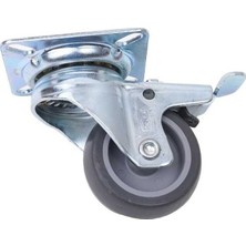 Master Servis Tekeri Döner Frenli Gri 50