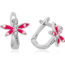 Gümüş Yusufçuk Çocuk Küpesi