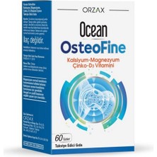 Orzax Ocean Osteo Fine Takviye Edici Gıda 60 Tablet - Dezenfektan Hediyeli (%72 Alkol)