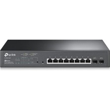 Senka Tp-Link Omada TL-SG2210MP 8 Port Gigabit+ 2xgigabit Sfp Uplink Yöneti̇lebi̇li̇r 150W Poe Rackmount Swi