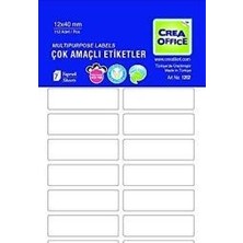 Kitabevimden Crea Tiket Çok Amaçlı Etiket Mavi 3 Lü(1 Paket 12 Adet)  152Ç1056