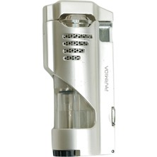Parmida Gümüş Üç Torch Puro Çakmak PCM0964