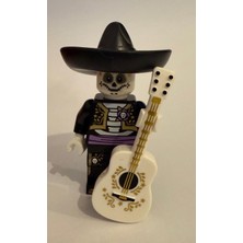 Orjinal LEGO Minifigür Mariachi Skeleton