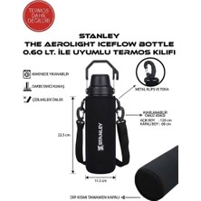 Safir Kamp Stanleye The Aerolight  Bottle  0.60 Lt ile Uyumlu Omuz Askılı Kılıf