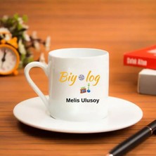 Hediye Vakti Kişiye Özel Isimli Biyolog Tasarımlı Türk Kahvesi Fincanı – Biyologlara Hediye