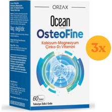 Orzax Ocean Osteo Fine 60 Tablet - 3 Adet (Toplam 180 Tablet)