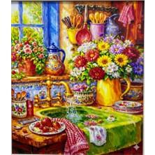 Duck Hoby 65X50 Boncuklu Taş Işleme Mozaik Elmas Goblen Tablo Resim Boncuk Puzzle Dıamond Paıntıng Hı Stone