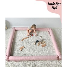 Jaju Baby Pudra Montessori Yatak Bariyer Beşik Kenar Koruma Özel Ölçü 70x140