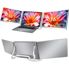 Ultrax 16" Ikili Taşınabilir Monitör Çoklu Ekran 1200P Fhd IPS Sabit Notebook Monitör