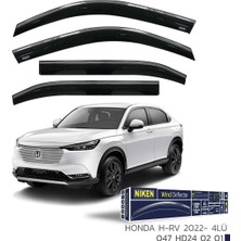 Niken Honda H-Rv 2022- Kromlu Cam Rüzgarlığı 4lü