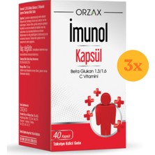 Orzax Ocean Imunol 40 Kapsül - 3 Adet (120 Kapsül)