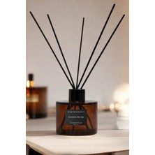 Amber Musk Kokulu Çubuklu Bambu Oda Kokusu Silindir 100 ml