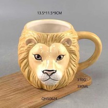 Aydogan's Aslan Motifli Seramik Bardak