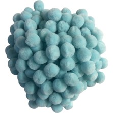 2 cm Peluş Ponpon 100 Adet (Paket) – El Sanatları, Okul ve Hobi Çalışmaları Için