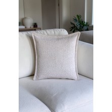 Visionario Kırlent Kılıfı - Çift Taraflı Şönil Kumaş 45X45 cm Gizli Fermuarlı Dekoratif Ev Aksesuarı