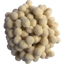 2 cm Peluş Ponpon 100 Adet (Paket) – El Sanatları, Okul ve Hobi Çalışmaları Için