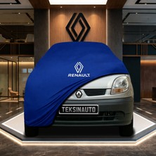 ULTRASHOP Renault Kangoo (2021-) Mavi Kumaş Oto Branda Araca Özel Penye Araba Brandası Araç Örtüsü