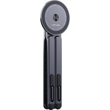 Lenyes CR206 Çok Fonksiyonlu 8 Kademeli Ayarlanabilir Magnetik Laptop&tablet&telefon Standı Siyah