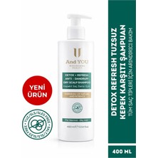 And You Detox Refresh Tuzsuz Kepek Karşıtı Şampuan – Tüm Saç Tipleri Için Arındırıcı Bakım 400 ml