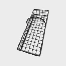 Go Dekor Asortik Dekoratif Tekli Büyük Boy Rüstik Tel Sepet (Yeni)