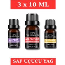 3X10 ml , Lavanta , Portakal Koku Buhurdanlık Yağı ve Aromaterapi Yağı