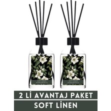 2li Avantaj Paket Soft Linen Oda Kokusu Bambu Esansiyel Uçucu Yağ 50 ml