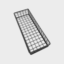 Go Dekor Asortik Düz Dekoratif Tekli Büyük Boy Rüstik Tel Sepet (Yeni)