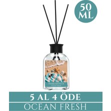 Ocean Fresh Bambu Esansiyel Uçucu Yağ 50 ml Şeffaf Renkli Doğal Oda Kokusu