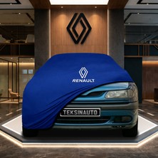 ULTRASHOP Renault Laguna (2001-2008) Mavi Kumaş Oto Branda Araca Özel Penye Araba Brandası Araç Örtüsü