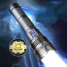 Favbox OR-G500 6000 Lümen 200W Profesyonel El Feneri | 3000M Menzil, Powerbank, Zoom ve Şarj Edilebilir