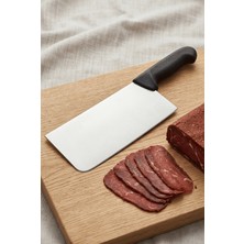 Akyüz Home Pastırma Satırı Bıçağı Sürmene Paslanmaz Çelik Satır Bıçağı Pastırma Kesme Bıçağı 39 cm Sürbisa 61730