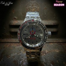 Eski Yeni Antik Vostok 420 Kasa Otomatik Mekanik Erkek Kol Saati Kgb Logolu 32 Taş