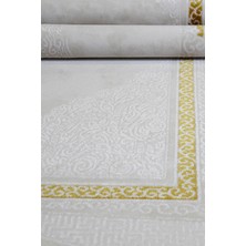 Kashe Halı Bella 4088 Gold Salon Halısı Oturma Odası Halısı Koridor Halısı Mutfak Halısı Modern Makine Halısı