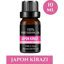 Japon Kirazı Esansiyel Uçucu Koku Yağı Difüzör Esansı Buhurdanlık Yağı ve Aromaterapi Yağı 10 ml