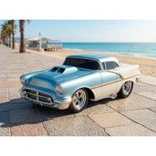 Farbu Oyuncak Uzaktan Kumandalı 2.4ghz 6 Fonksiyonlu Işıklı Sesli 1:18 Ölçekli Klasik Model Oyuncak Araba