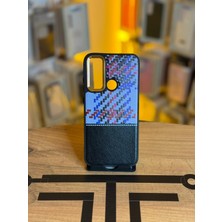 Avcı Teknoloji Market Redmi Note 8 Uyumlu Piksel Desenli ve Deri Detaylı Premium Stil Kılıf