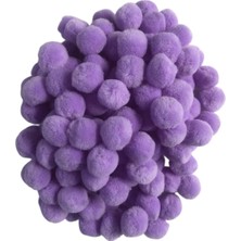 2 cm Peluş Ponpon 100 Adet (Paket) – El Sanatları, Okul ve Hobi Çalışmaları Için