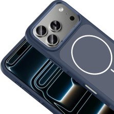 Kupa iPhone 17 Pro Max Uyumlu Kılıf Metal Kamera Çerçeve Mat Arka Yüzey Şık Tasarım Kapak