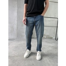 Difransel Jeans Erkek Yıkamalı Rahat Kalıp Boyfriend Jean