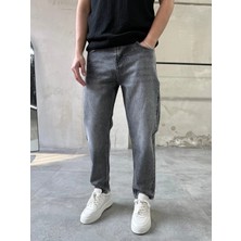 Difransel Jeans Erkek Yıkamalı Rahat Kalıp Boyfriend Jean